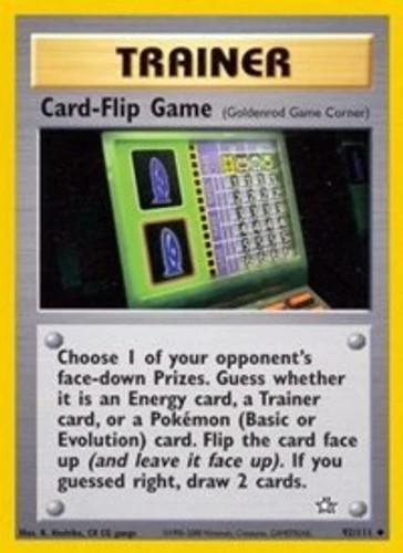 Card flip game - (goldenrod,