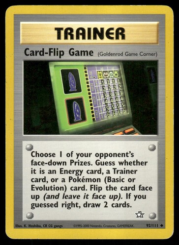 Card flip game goldenrod - game,