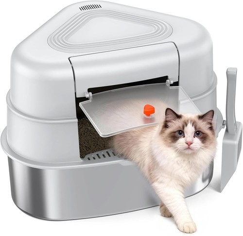 Lettiera per gatti - xl, angolare