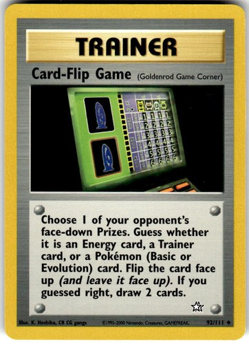 Card flip game - game, (goldenrod