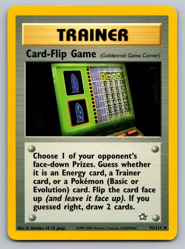 Card flip game goldenrod - game, (goldenrod