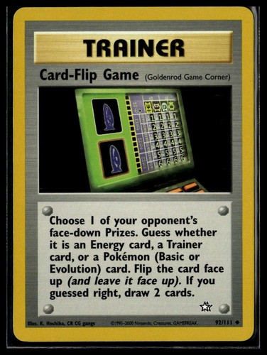 Neo genesis 092 - neo, card-flip