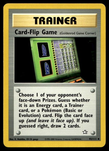 Card flip game goldenrod - nm, card-flip