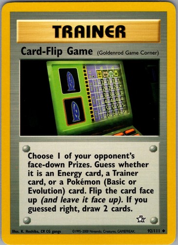 Card flip game goldenrod - game,