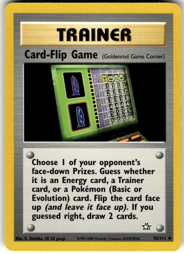 Card flip game goldenrod - game,