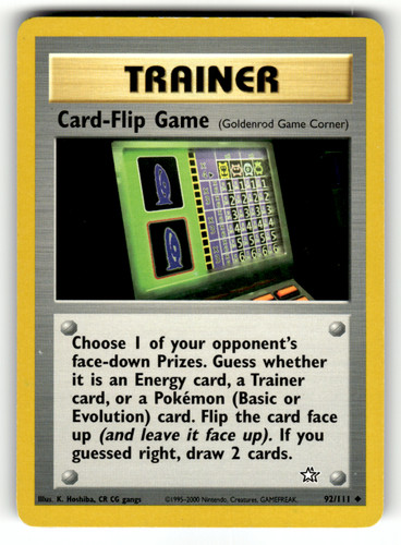 Card flip game goldenrod - game,