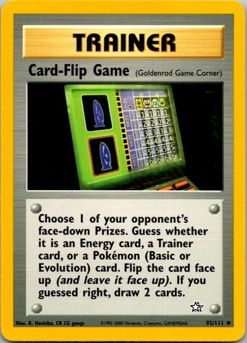 Neo genesis 092 111 card - #092/111, card-flip