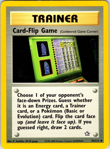 Neo genesis 092 111 card - #092/111, card-flip
