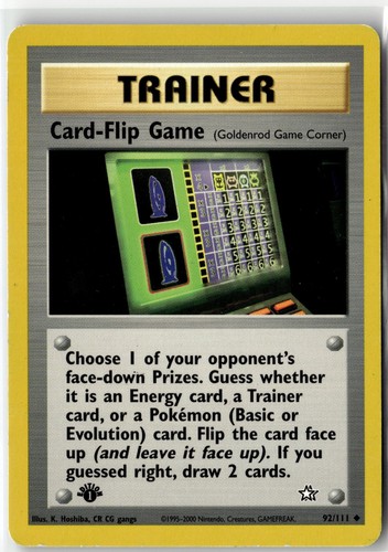 Card flip game - game, (goldenrod
